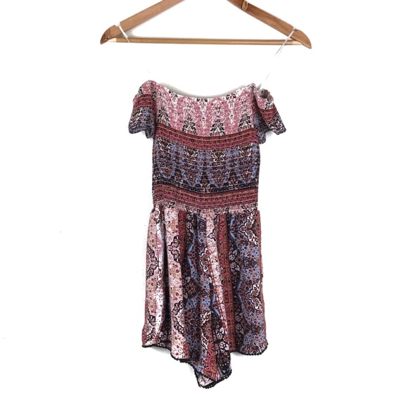 L*Space Rhapsody Nanette Boho Pocket Romper Sz. XS - Picture 4 of 8